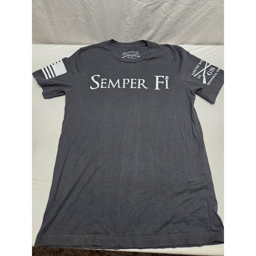 Grunt Style USMC - Simply Semper Fi T-Shirt - Black